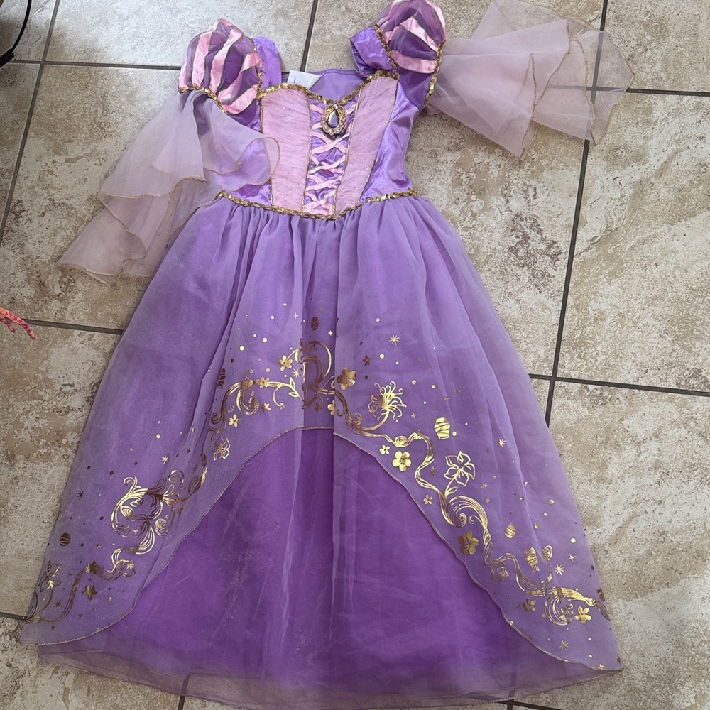 Disney Purple and Gold Kids Costume